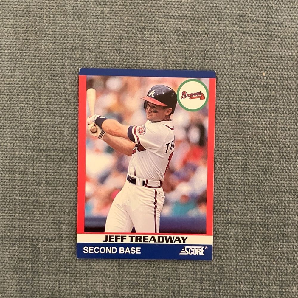 1991 Score Atlanta Braves Baseball Card Trading Card
